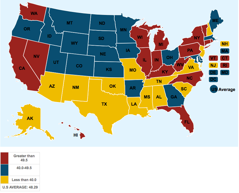 Average Gas Price By State Map Oconto County Plat Map
